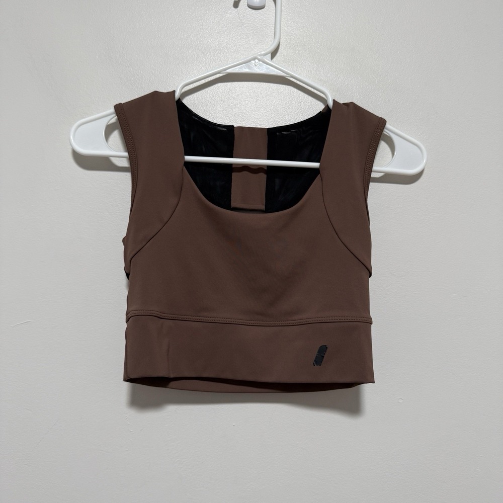 Forme Brown Posture Support Sports Bra Size Small